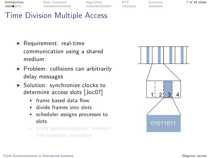 Clock Synchronization in Distributed Systems