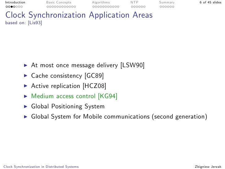 Clock Synchronization in Distributed Systems