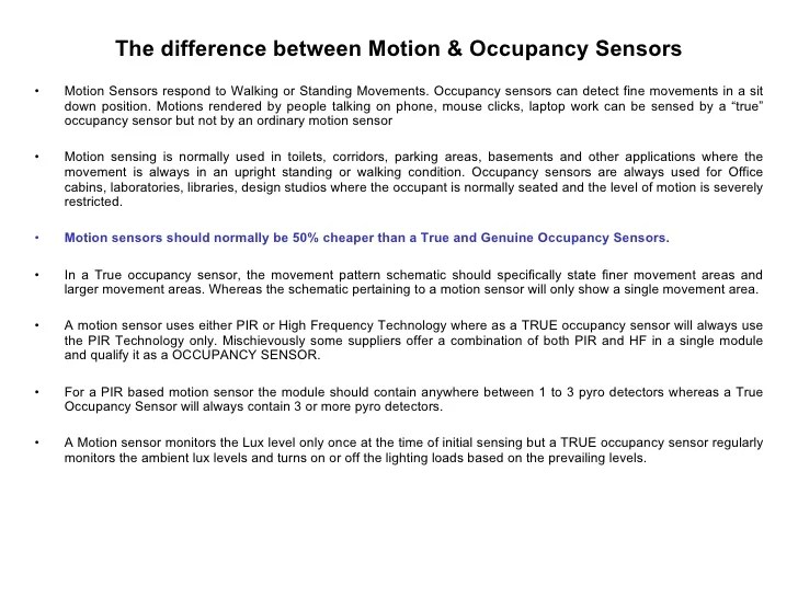 Smart lighting solutions with motion sensors occupancy sensors pir se…