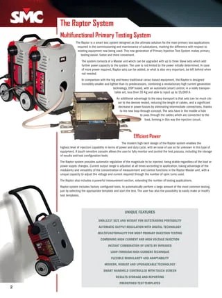 SMC Raptor Primary Injection Test System | PDF | Free Download