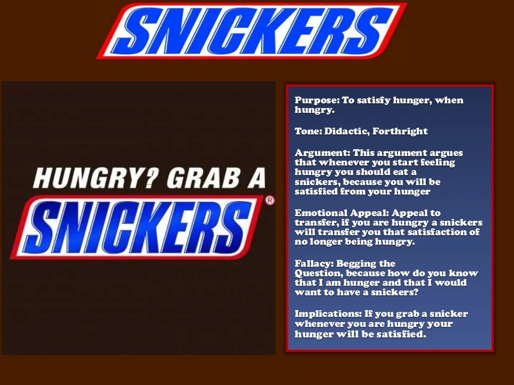 Snickers ad project