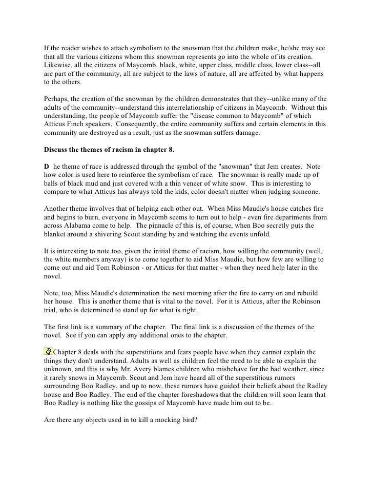 😍 To kill a mockingbird analysis essay. To Kill a Mockingbird Essay