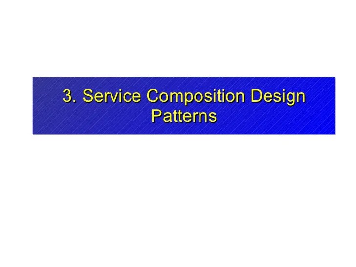 Soa design pattern