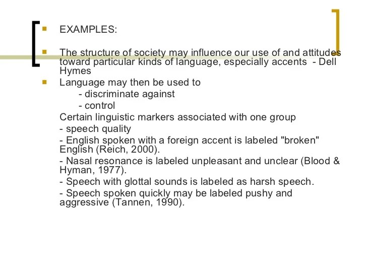Sociolinguistic relativity