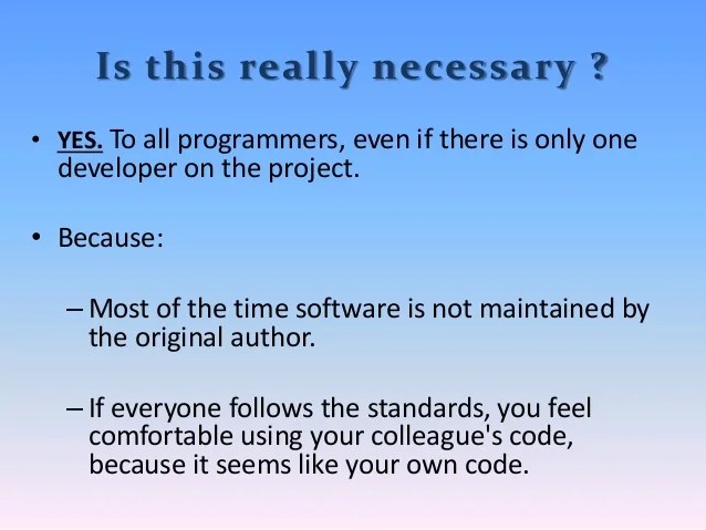 Software development best practices & coding guidelines Software development best practices & coding guidelines