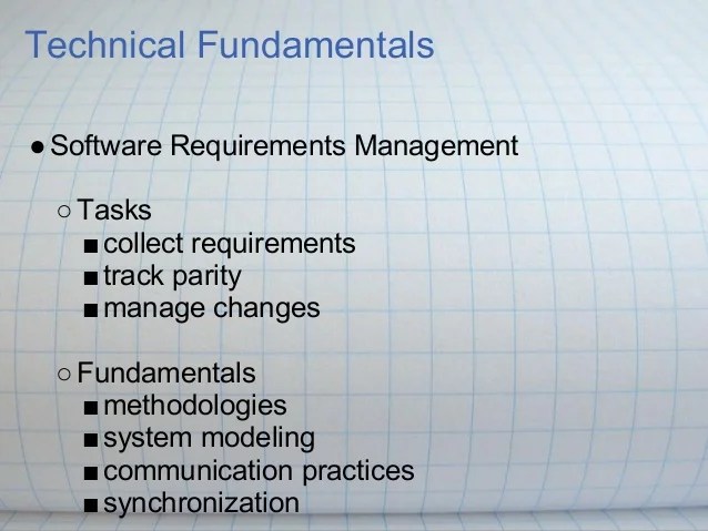 Software Development Fundamentals