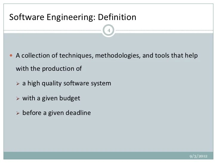 Software engineering principles in system software design