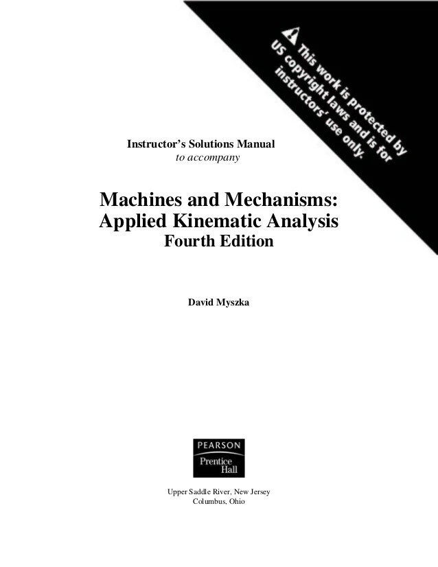 machines and mechanisms fourth edition solution manual machines and mechanisms fourth edition solution manual