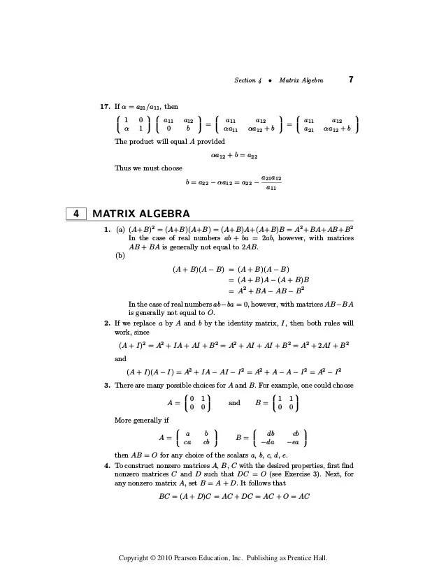 Solutions Manual for Linear Algebra With Applications 8th Edition by