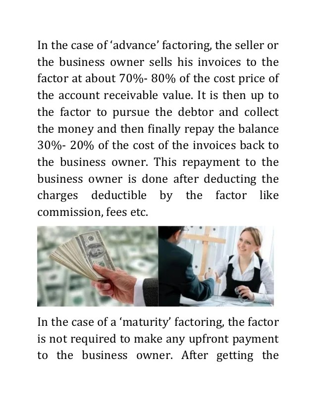 Some Facts on Accounts Receivable Factoring