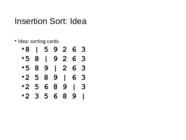 Sorting Algorithms