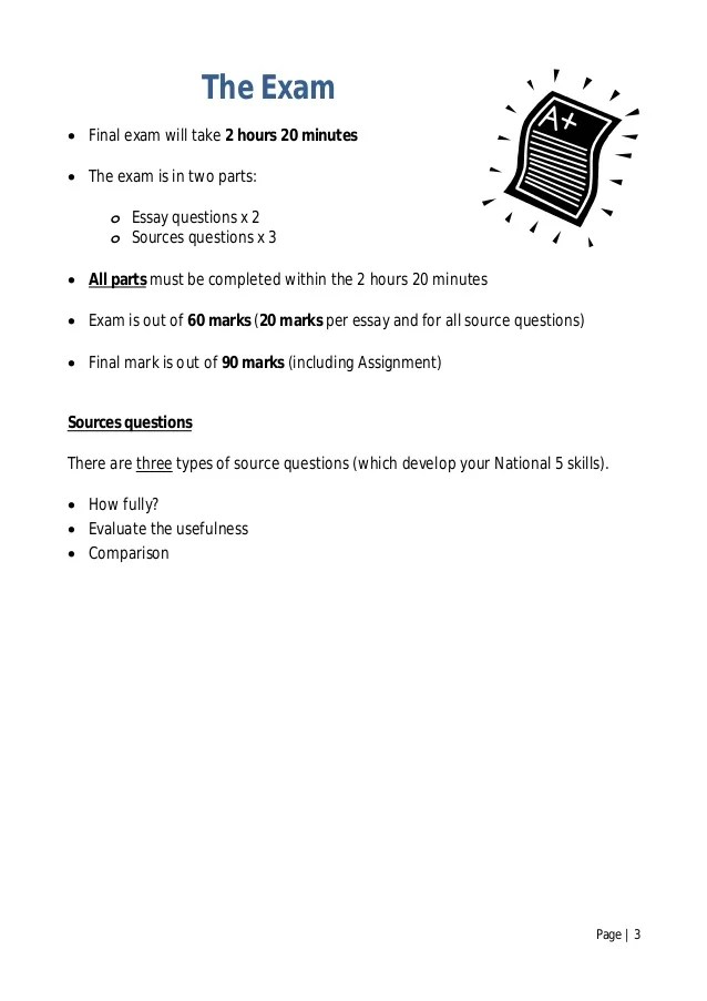 Source questions instructions booklet