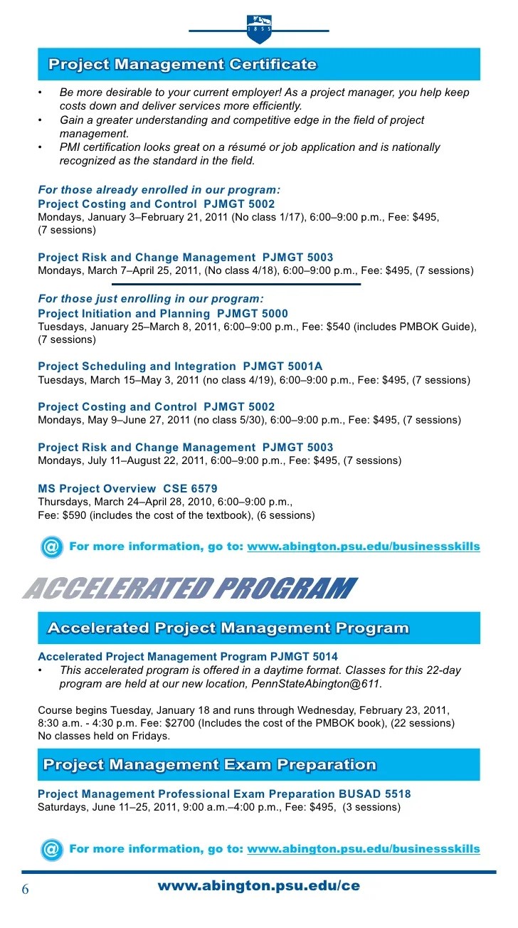 Penn State Abington Spring 2024 Schedule Penn State Abington Spring 2011