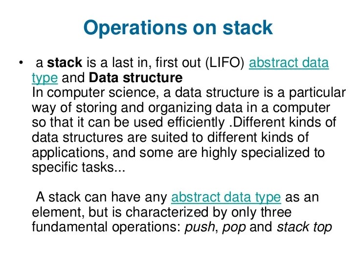 Application Of Stack And Queue In Computer Science Computer Science