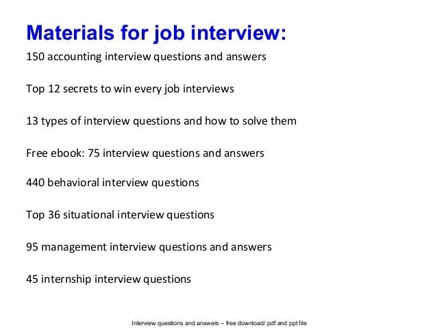 Staff Accountant Job Interview Questions And Answers Job Retro