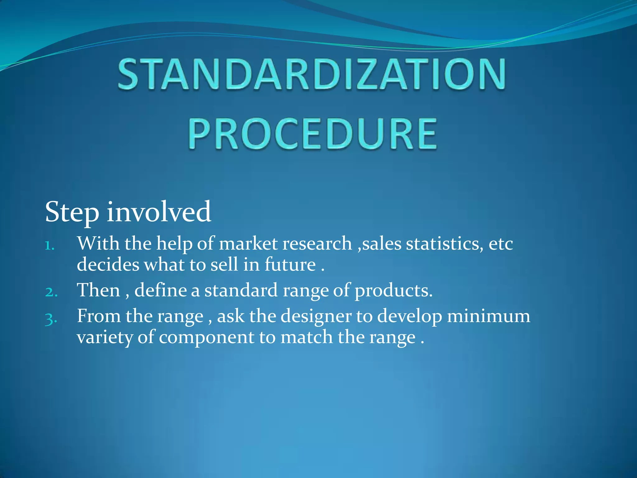 Standardization PPTX