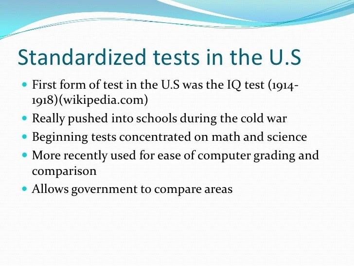 Cheap write my essay standardized testing 3