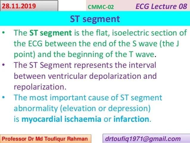 Ecg St Segment
