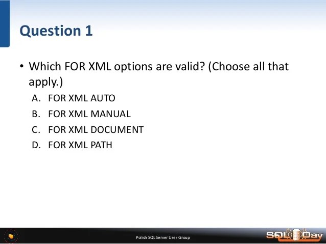 SQL Server - Querying and Managing XML Data