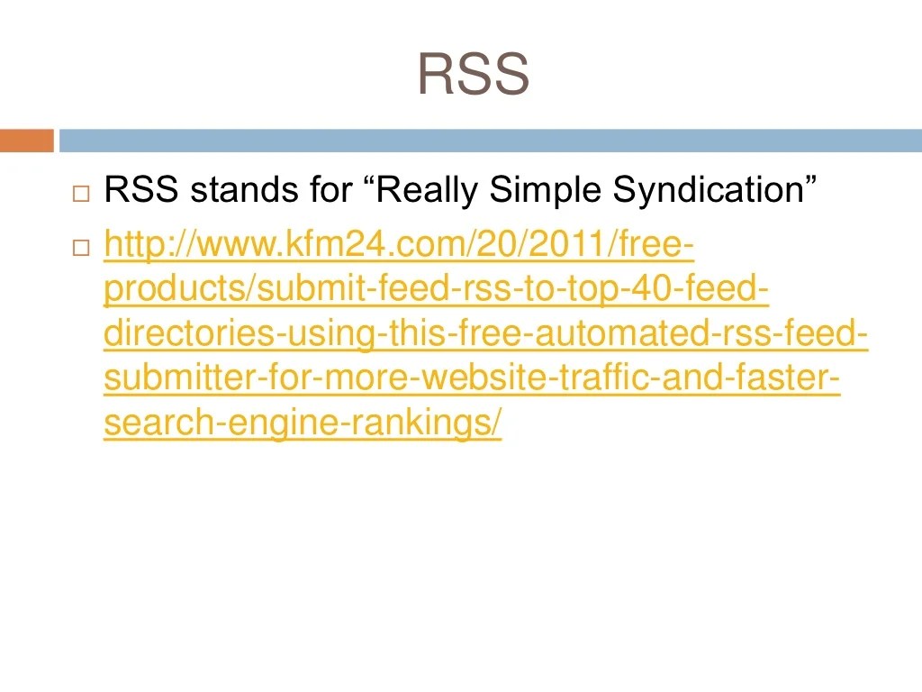 Submit Feed RSS to Top 40+ Feed Directories Using this Free Automated…