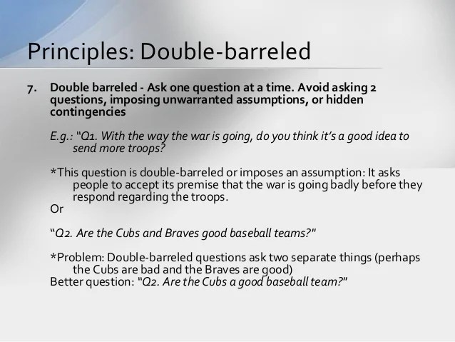 Survey question and questionnaire design slideshare 022113 dmf