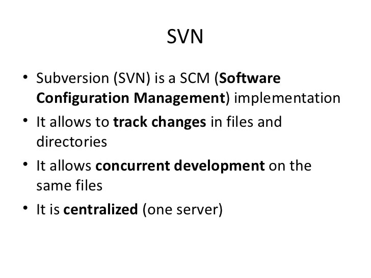 Svn Basic Tutorial
