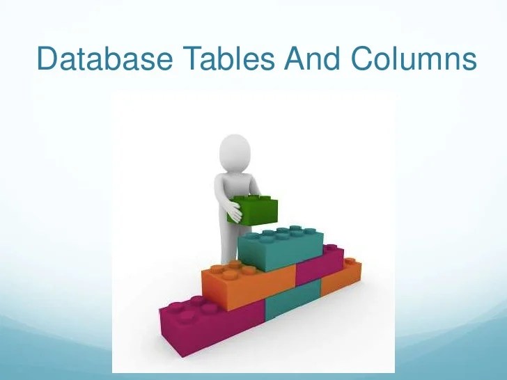 Tutorial on Database Tables and Columns PHP