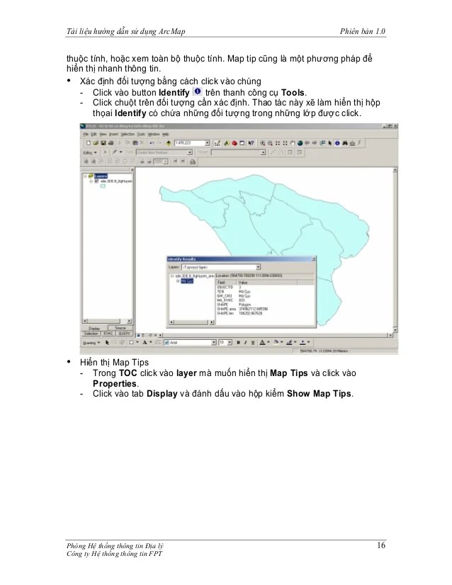 Hướng dẫn sử dụng phần mềm Arcgis Arcmap Destop