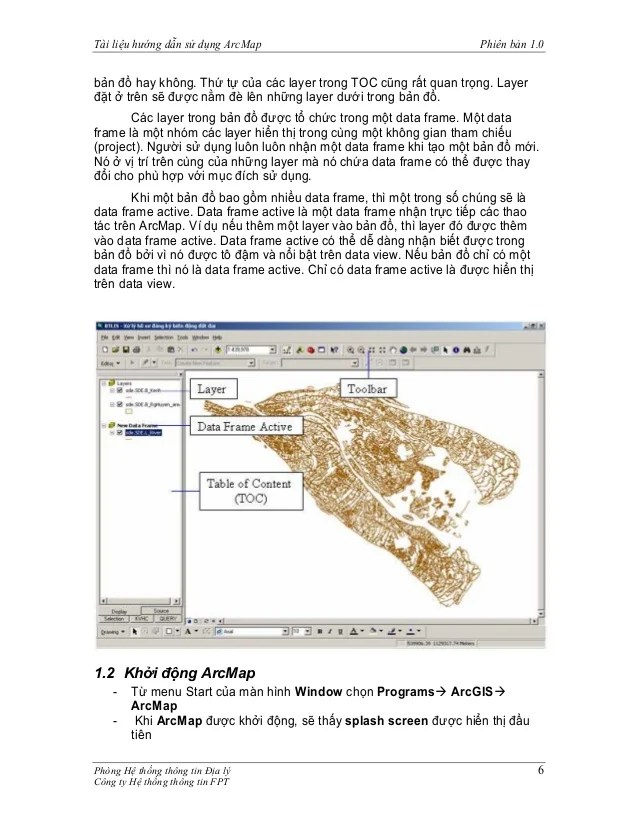 Hướng dẫn sử dụng phần mềm Arcgis Arcmap Destop