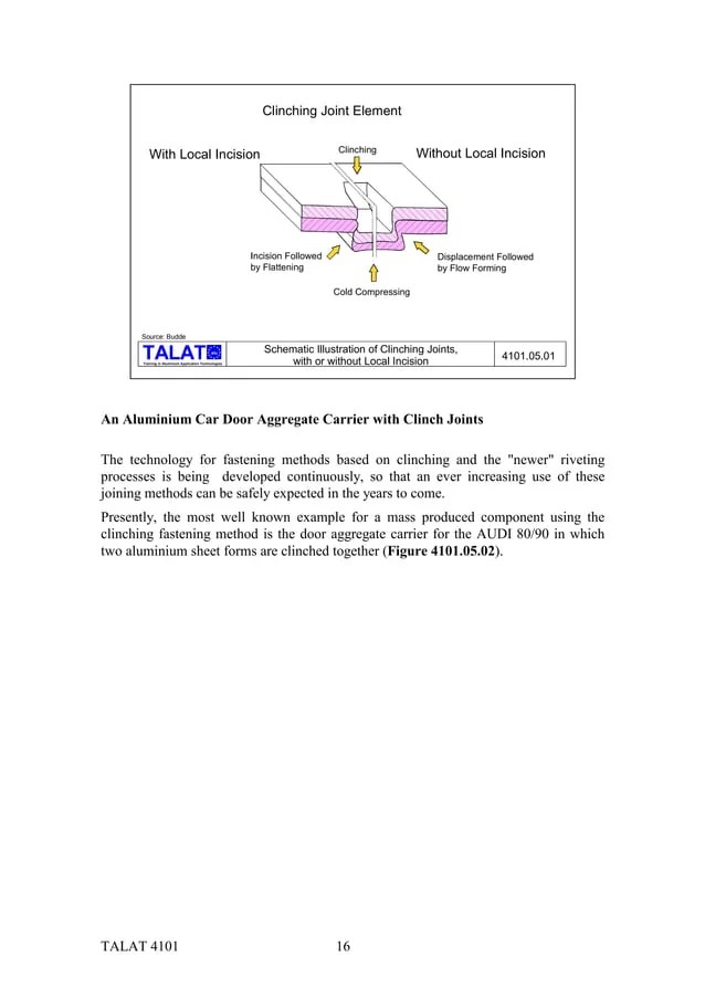 TALAT Lecture 4101 Definition and Classification of Mechanical