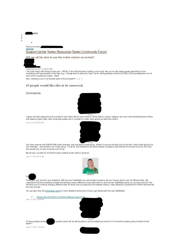 Taskrabbit complaintscensored