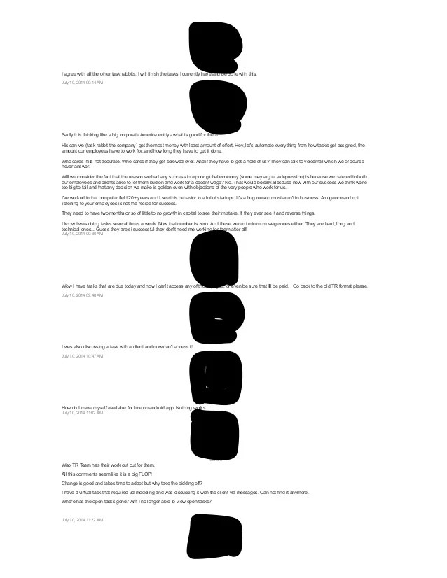 Taskrabbit complaintscensored