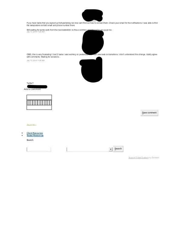 Taskrabbit complaintscensored