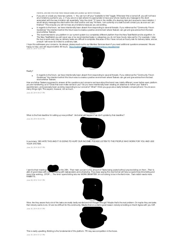 Taskrabbit complaintscensored