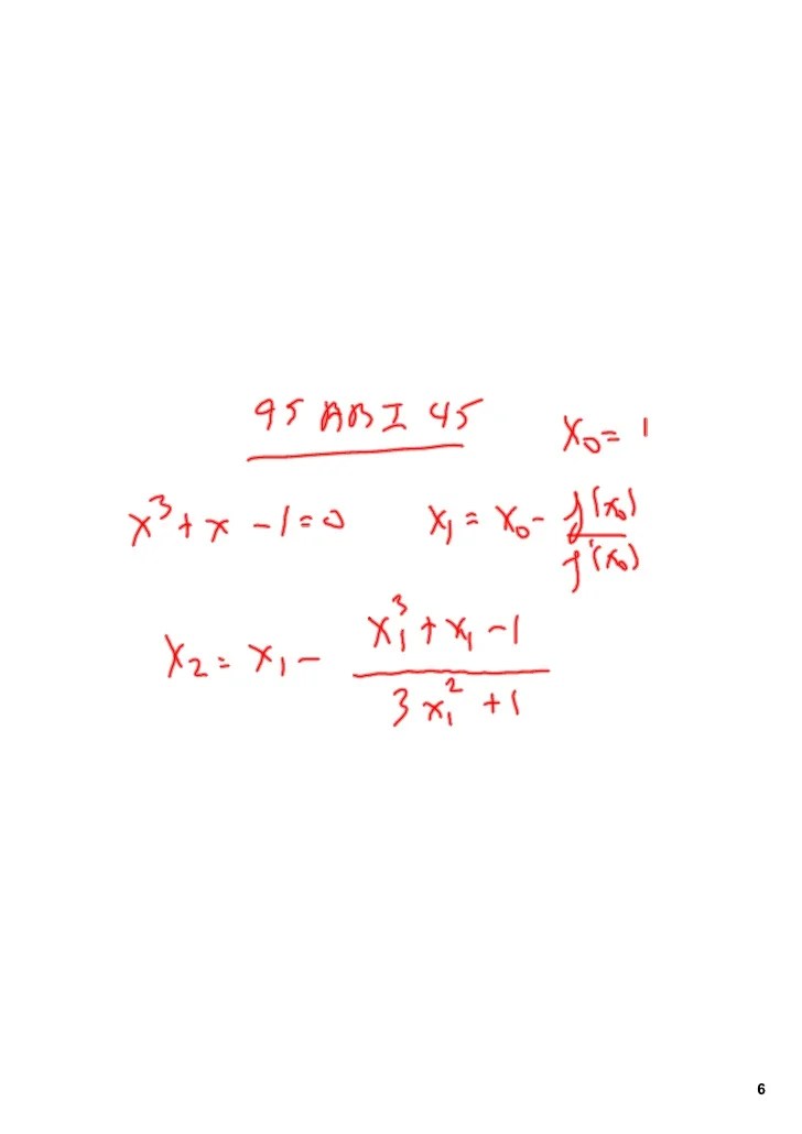 Calculus 405 Newton's Method