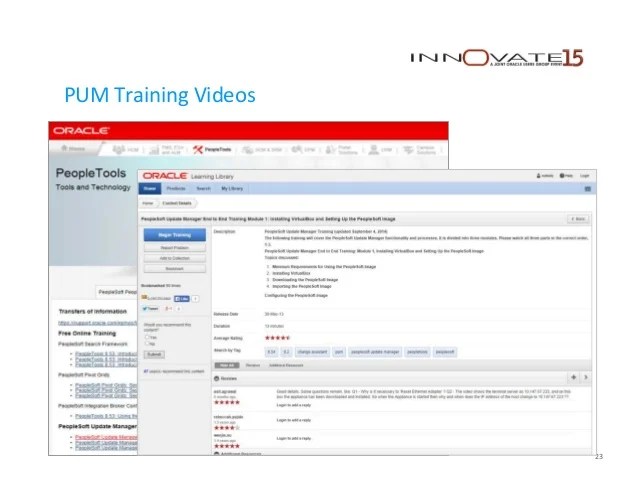 Using the PeopleSoft HCM 9.2 PUM (PeopleSoft Update Manager) for Upgr…