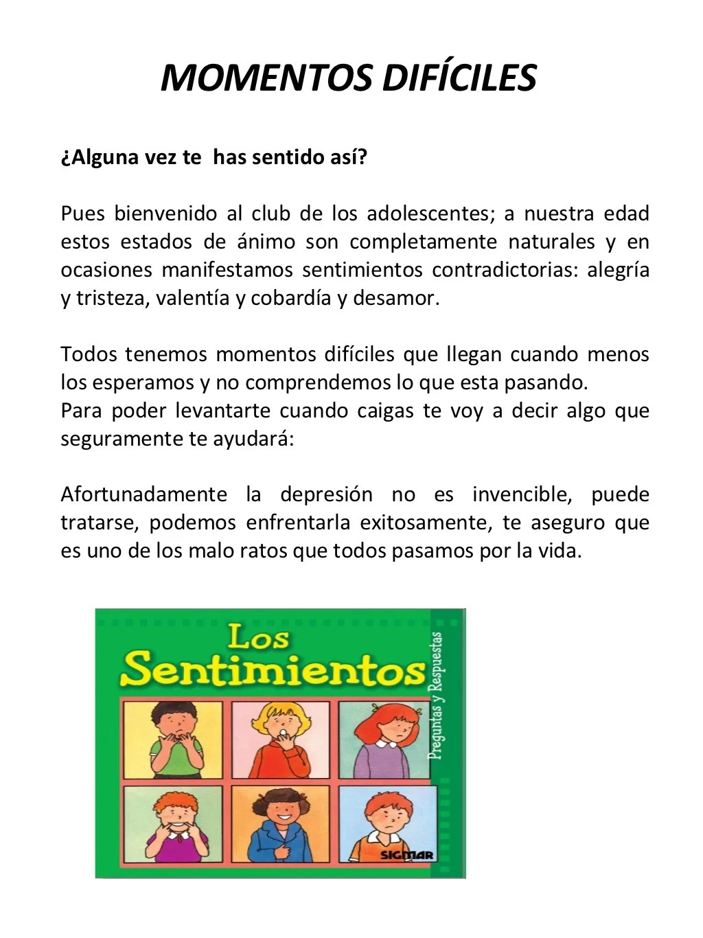 Temas de interes para el adolescente