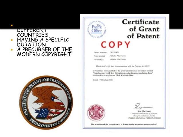 Term paper (presentation) 2 The Patent System In India