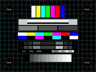 Test pattern-for-lcd memory effect in projectors | PPT