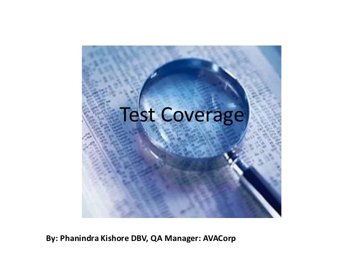 Effective test coverage Techniques