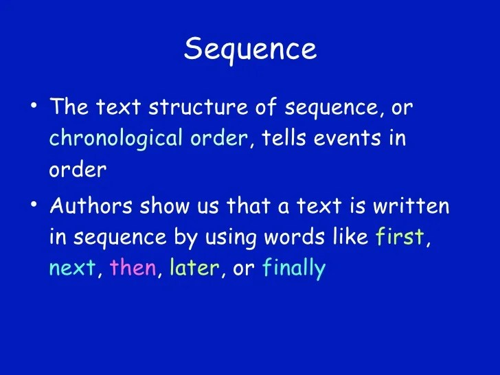 Text structure for young readers