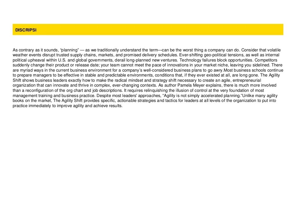 The agility shift : creating agile and effective leaders,.
