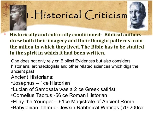 The Scripture The World Behind the Text