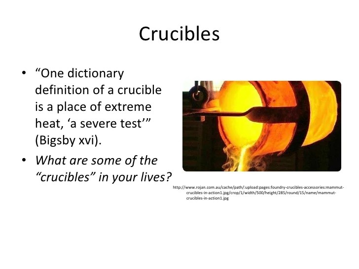 The Crucible Background