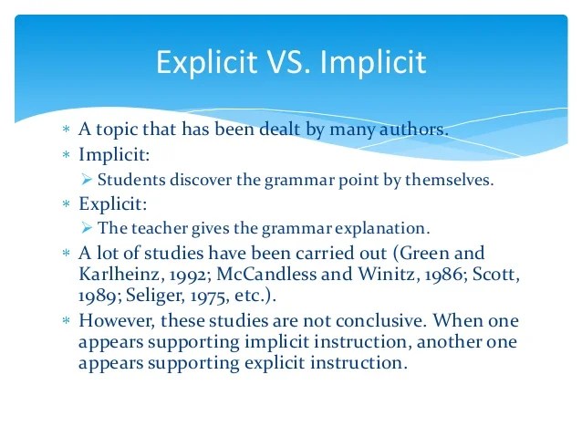 The effects of explicit instruction in elementary tointermediate EFL…