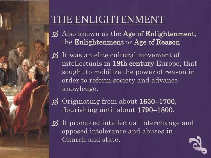 The enlightenment