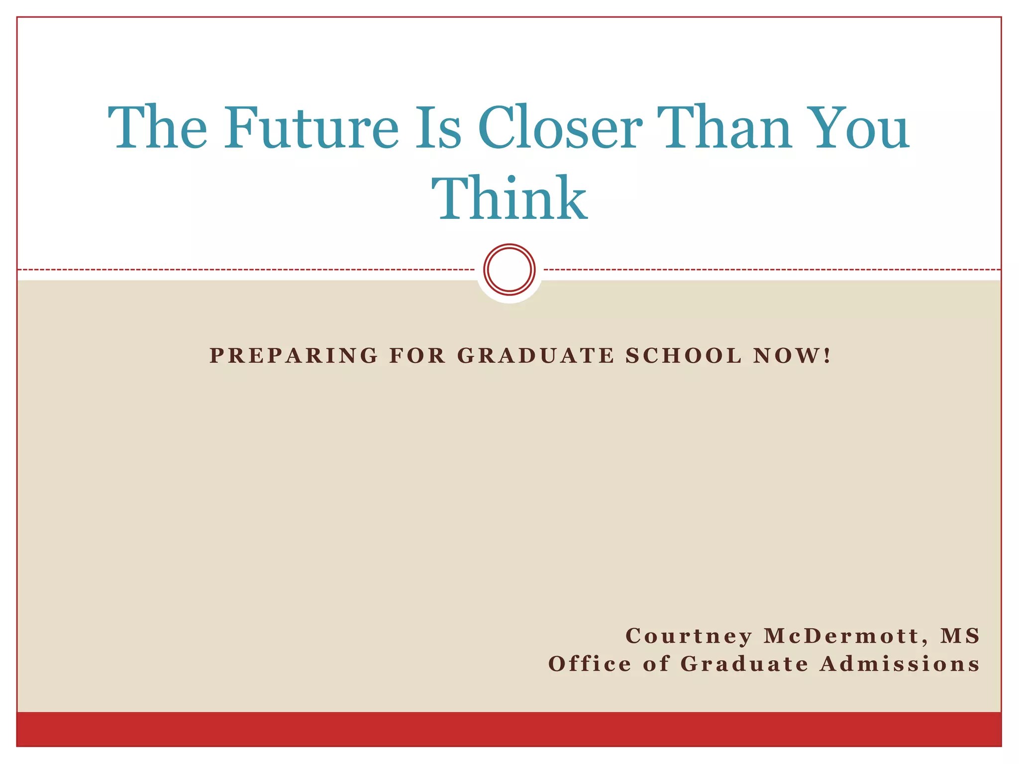 The Future Is Closer Than You Think Presentation PPT