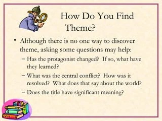 Theme | PPT | Fiction | Books and Literature