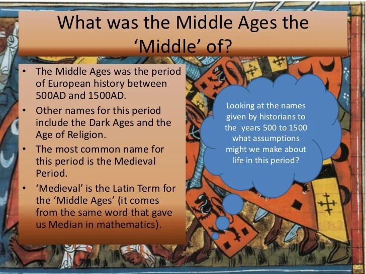 The Middle Ages introduction and overview