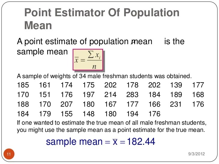 Theory of estimation